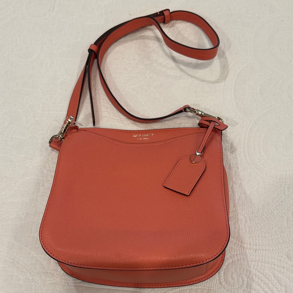 Kate Spade Coral Leather Crossbody Bag
